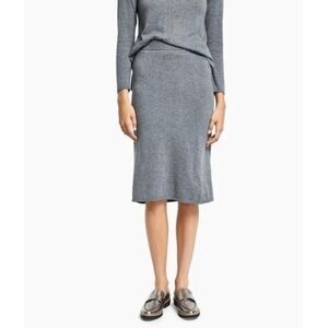 Women's S NWT Gray Knee Length Sweater Knit Pencil Skirt